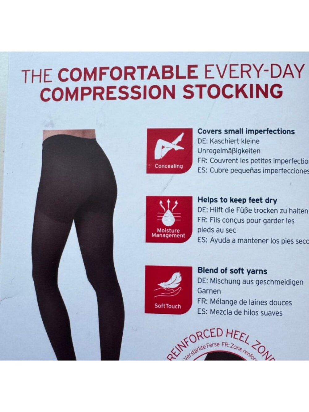 Jobst Compression Stockings Opaque Black XL Waist CT Support 30-40 MmHg New - Picture 9 of 9